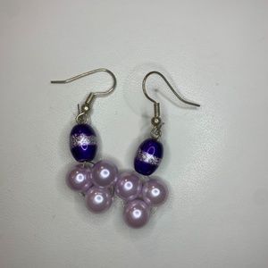 One of a kind HANDMADE PEARL earrings